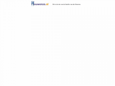 houwenzo.nl snapshot
