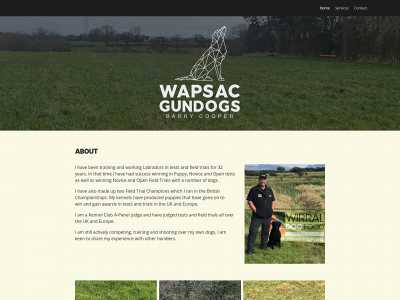 wapsacgundogs.co.uk snapshot
