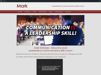 markhofmaier.com snapshot