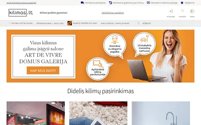 kilimas.lt snapshot
