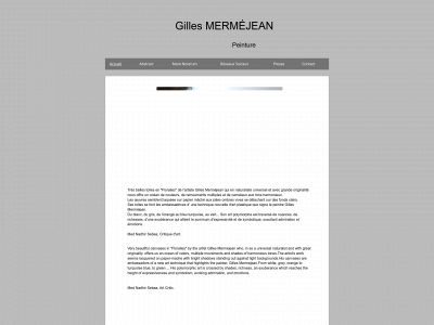 gillesmermejean.fr snapshot