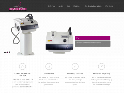 beautyinnovation.dk snapshot