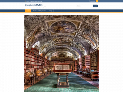 literatureandlifeblog.com snapshot