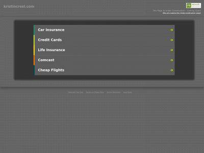 kristincreel.com snapshot