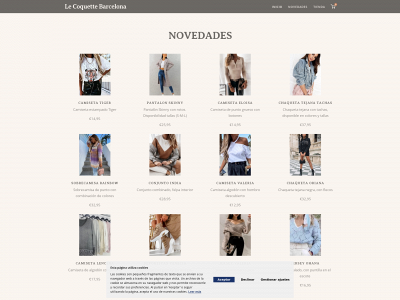 lecoquettebarcelona.es snapshot
