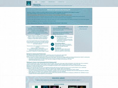 cybersectraininguk.com snapshot