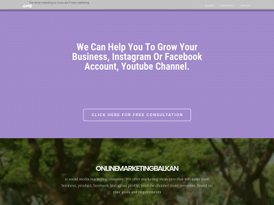 onlinemarketingbalkan.com snapshot