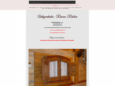 antiguedades-rincon-rustico.es snapshot