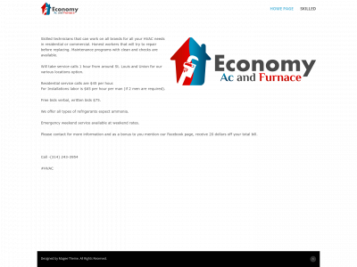 economyacandfurnace.com snapshot