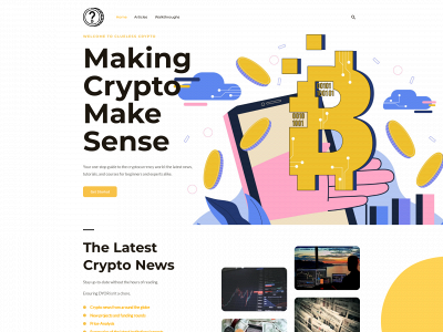 clueless-crypto.com snapshot
