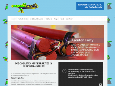 crocodil-kindergeburtstag.de snapshot