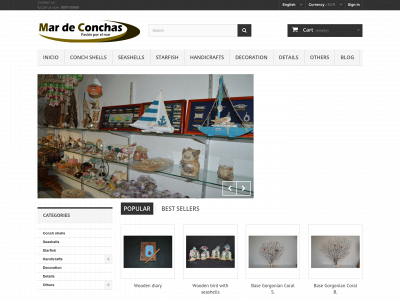 mardeconchas.com snapshot