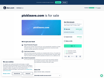 pickleave.com snapshot