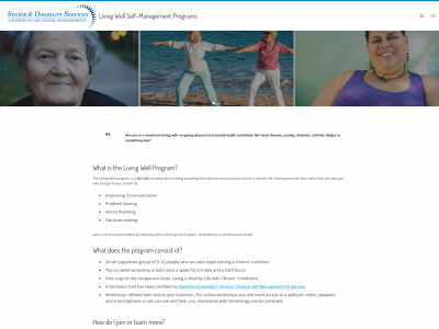 lanelivingwell.org snapshot
