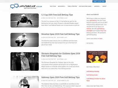 letstalkgolf.co.uk snapshot