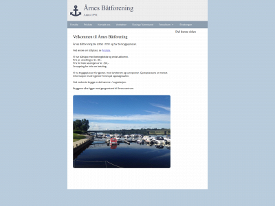 arnesbatforening.com snapshot