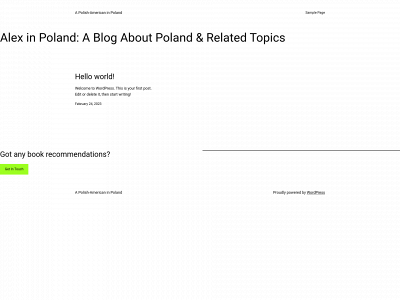 alexinpoland.com snapshot