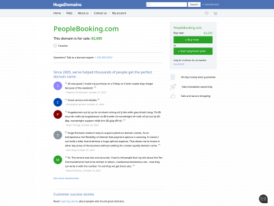 peoplebooking.com snapshot
