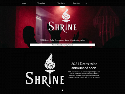 shrineparties.com snapshot