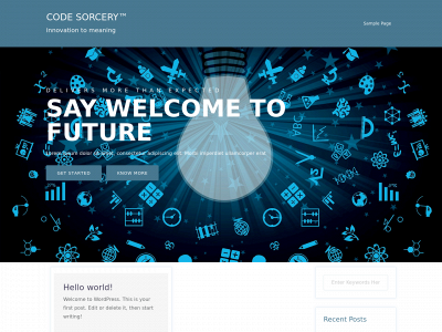 codesorcery.biz snapshot