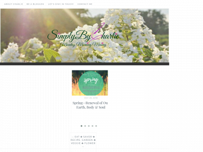 simplybycharlie.com snapshot