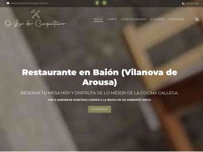 restauranteolardocarpinterio.es snapshot