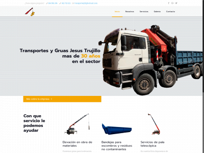 transportesygruasjesustrujillo.com snapshot