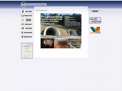 metroprojektas.lt snapshot