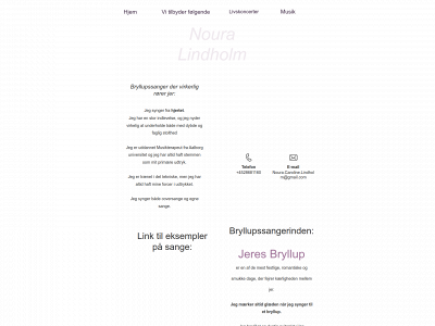 bryllupssangerinden.com snapshot