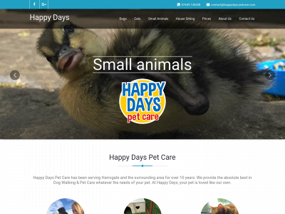 happydays-petcare.com snapshot