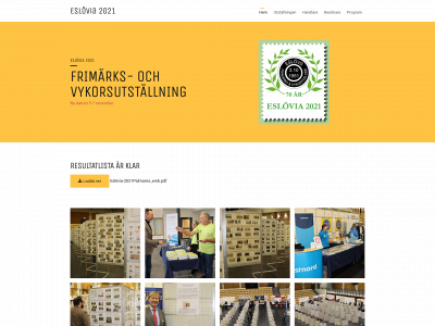 eslovia2021.se snapshot