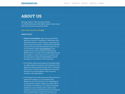 transaviabaltika.lt snapshot