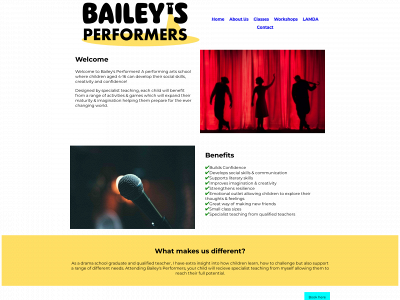 baileysperformers.co.uk snapshot