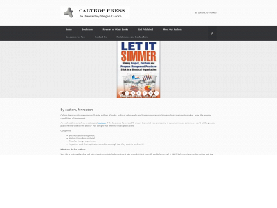 caltrop-press.com snapshot