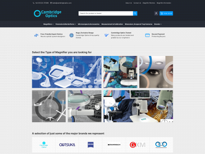 cambridgeoptics.com snapshot