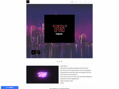 tgesports.weebly.com snapshot