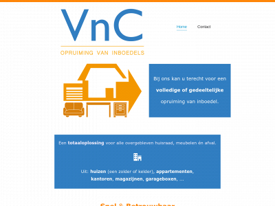 vnc-opruimingen.be snapshot