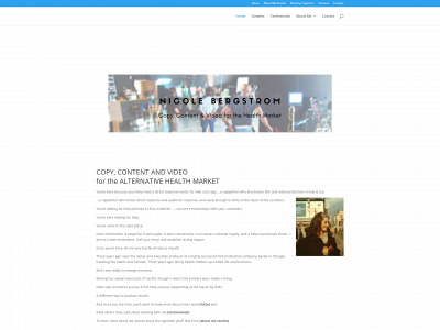 nicolebwriting.com snapshot