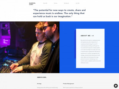 gabrielcory.com snapshot