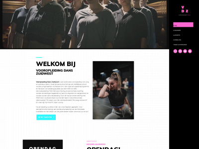 vooropleidingdans.nl snapshot