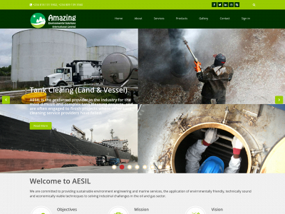 www.aesil.com.ng snapshot