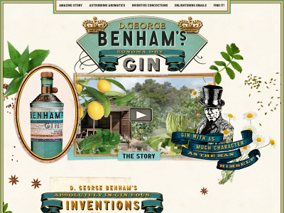 benhamsgin.com snapshot