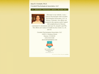 amycrockettphd.com snapshot