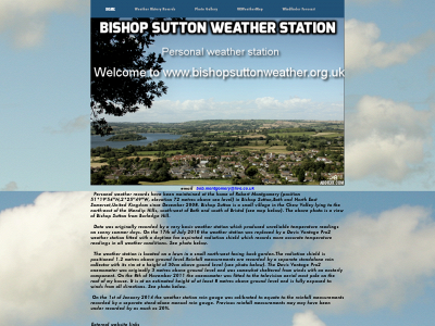 bishopsuttonweather.org.uk snapshot