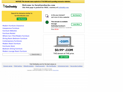 furniturebucks.com snapshot