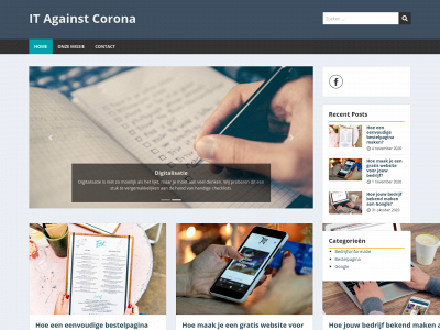 itagainstcorona.be snapshot