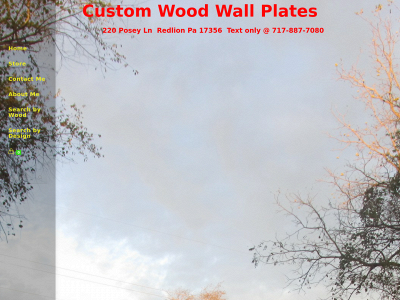 customwoodwallplates.com snapshot