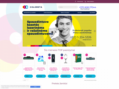 coloreta.lt snapshot