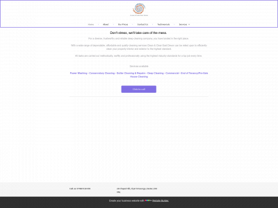 cleanandclearservices.uk snapshot