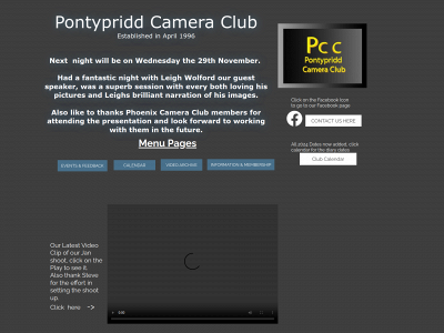 pontypriddcameraclub.uk snapshot